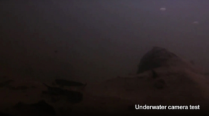 Underwater camera test
